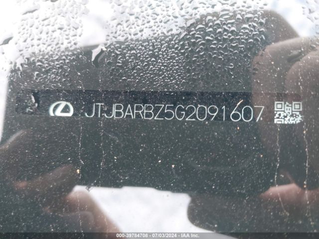 JTJBARBZ5G2091607 Lexus NX 200T