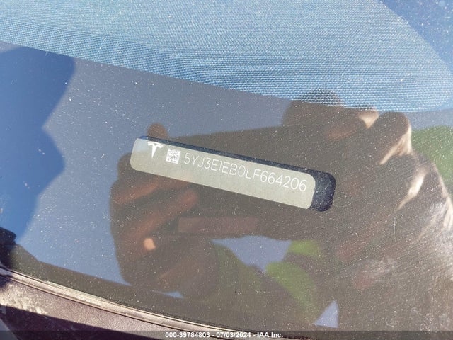 2020 TESLA MODEL 3 5YJ3E1EB0LF664206 Photo 8