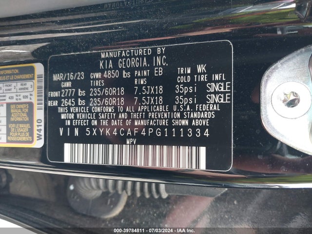 KIA Sportage Sx 2023 5XYK4CAF4PG111334 Image 9