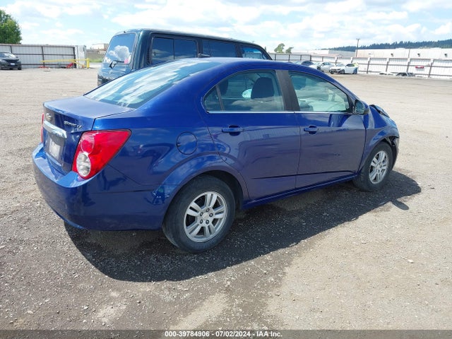 Chevrolet Sonic Lt Auto 2014 1G1JC5SHXE4173643 Image 4