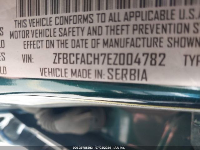ZFBCFACH7EZ004782 Fiat 500l Lounge