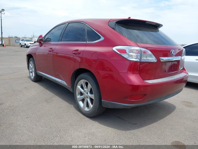 Aukcja sprzedaży 2012 Lexus Rx 450h, vin: JTJZB1BA7C2006364, numer aukcji: 39785973