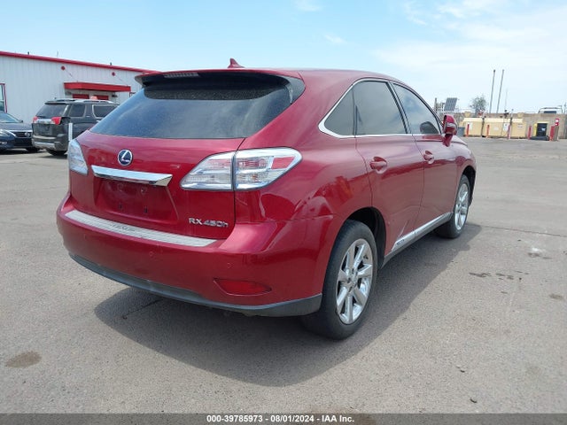 Aukcja sprzedaży 2012 Lexus Rx 450h, vin: JTJZB1BA7C2006364, numer aukcji: 39785973