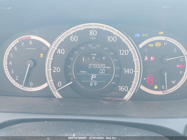 Honda Accord Ex-l V-6 2014 1HGCR3F81EA016499 Image 7