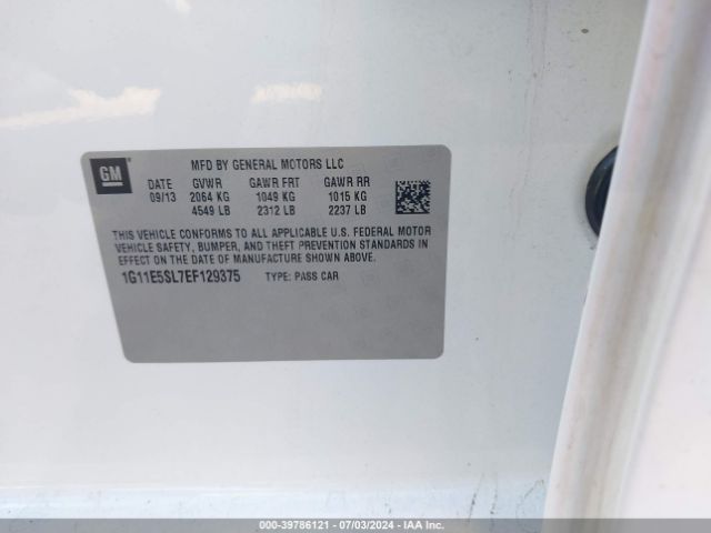 1G11E5SL7EF129375 Chevrolet MALIBU 2LT