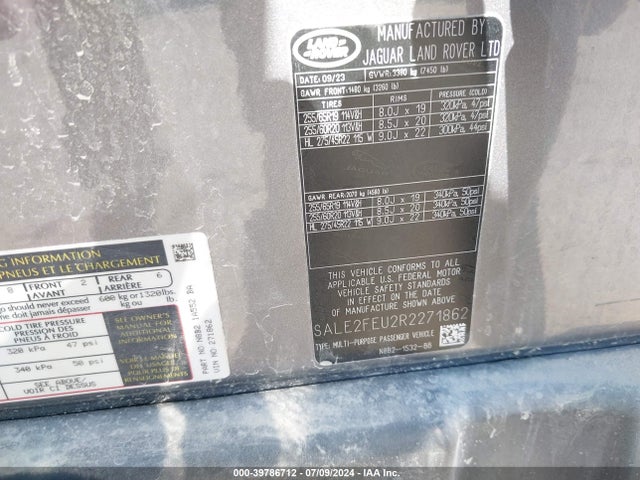 SALE2FEU2R2271862 Land Rover Defender 130 P400 X-dynamic Se
