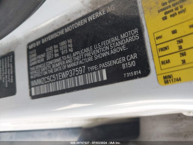 WMWZC5C51EWP37597 Mini Countryman Cooper S