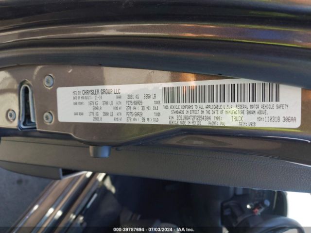 3C6JR6AT2FG554304 RAM 1500 Express