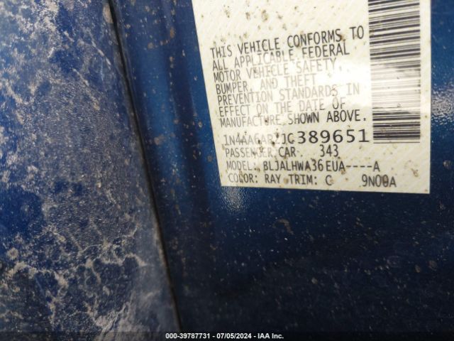 1N4AA6AP2JC389651 Nissan Maxima 3.5 Platinum