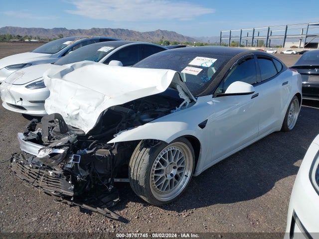 2021 TESLA MODEL S 5YJSA1E63MF450922 Photo 1