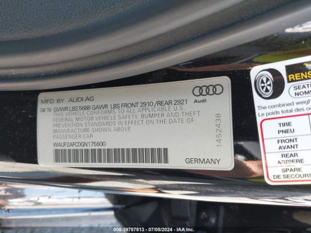 WAUF2AFC0GN175600 Audi S6 4.0t Premium Plus