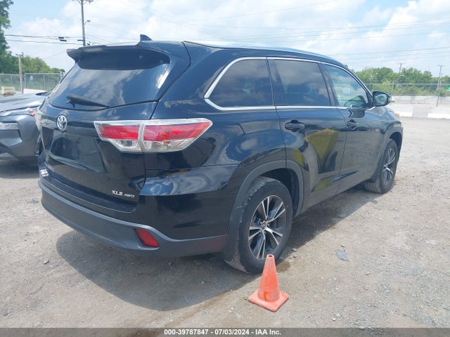 Toyota Highlander Xle V6 2016 5TDJKRFH7GS234949 Image 4