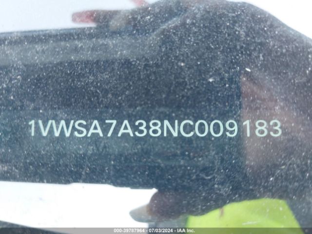 1VWSA7A38NC009183 Volkswagen Passat 2.0t Se