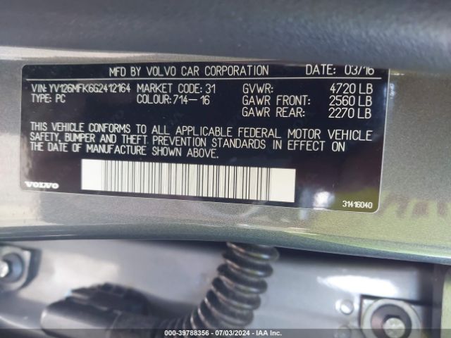 YV126MFK6G2412164 Volvo S60 T5 Drive-e Premier