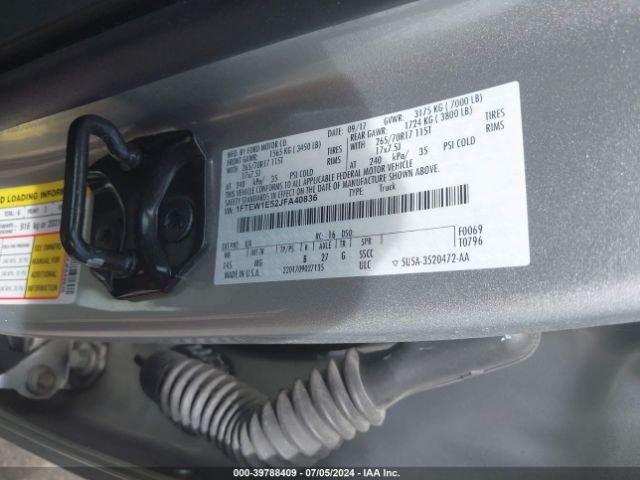 1FTEW1E52JFA40836 Ford F-150 Xlt