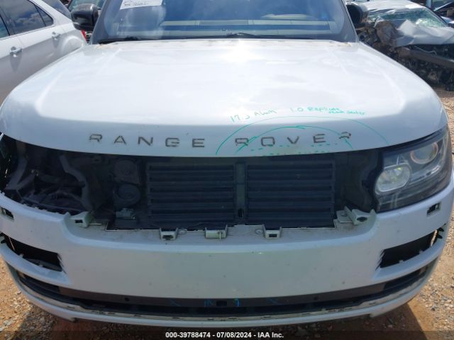 SALGS2KFXGA255449 Land Rover Range Rover 3.0l V6 Turbocharged Diesel Hse Td6