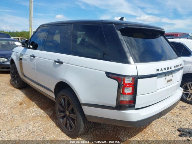 SALGS2KFXGA255449 Land Rover Range Rover 3.0l V6 Turbocharged Diesel Hse Td6