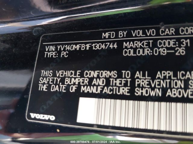 YV140MFB1F1304744 Volvo S60 T5 Premier