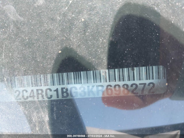 Chrysler Pacifica Touring L 2019 2C4RC1BG3KR698272 Image 9