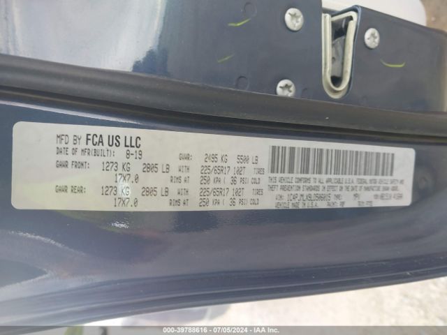 1C4PJMLX9LD506015 Jeep Cherokee Latitude Plus 4x4