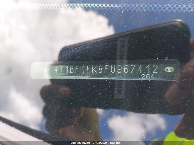 Toyota CAMRY SE 2015 4T1BF1FK8FU967412 Image 9