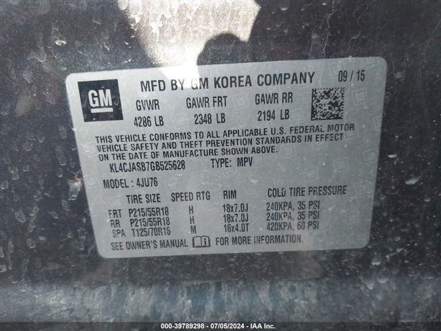 Buick Encore 2016 KL4CJASB7GB525628 Image 9