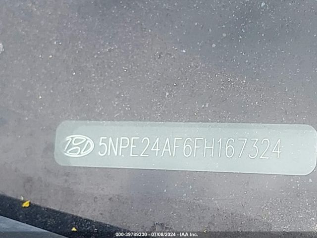 5NPE24AF6FH167324 Hyundai SONATA SE