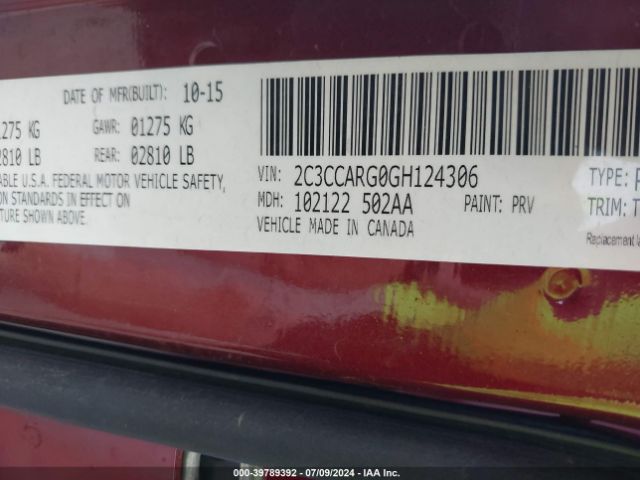 2C3CCARG0GH124306 Chrysler 300 Limited