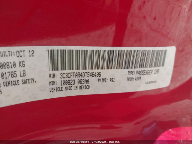 2013 FIAT 500 3C3CFFAR4DT546406 Photo 8