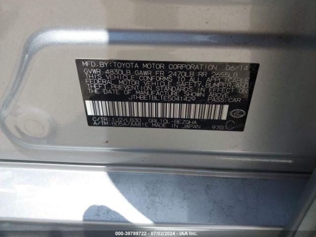 JTHBE1BL1E5041429 Lexus GS 350