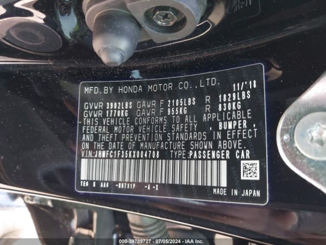 JHMFC1F35KX004708 Honda CIVIC EX