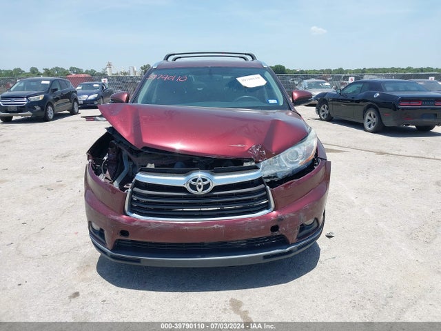 Toyota Highlander Xle V6 2015 5TDKKRFH6FS108326 Image 10