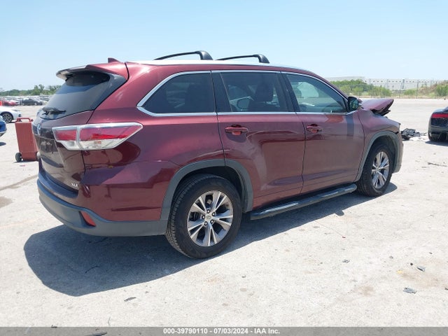 Toyota Highlander Xle V6 2015 5TDKKRFH6FS108326 Image 4
