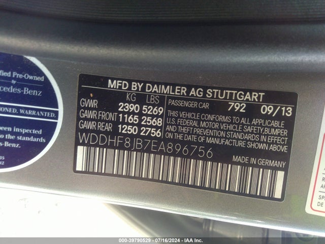 WDDHF8JB7EA896756 Mercedes-Benz E 350 4matic