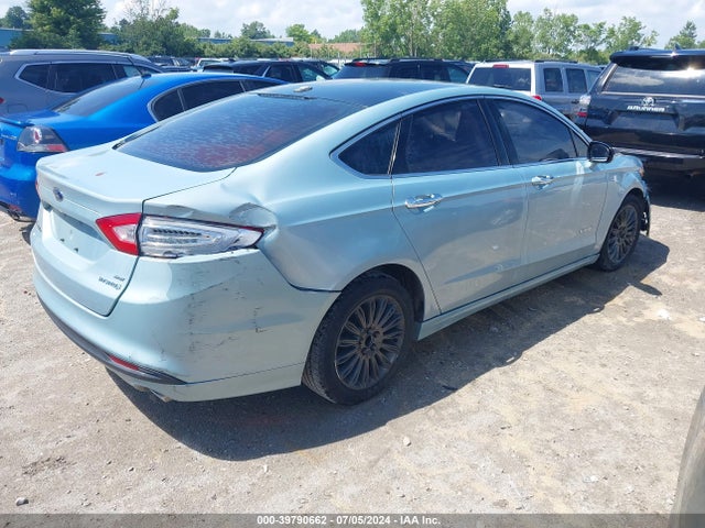 Ford Fusion Hybrid Se 2014 3FA6P0LU5ER323218 Image 4