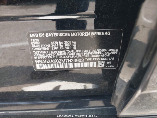 BMW 228i Gran Coupe Sdrive 2021 WBA53AK02M7H39903 Image 9