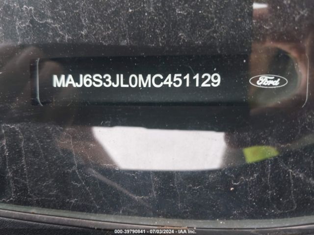 MAJ6S3JL0MC451129 Ford Ecosport Ses