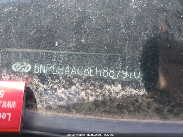 5NPEB4AC8EH887910 Hyundai SONATA GLS