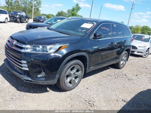 5TDDGRFH4JS049635 Toyota Highlander Hybrid Limited Platinum