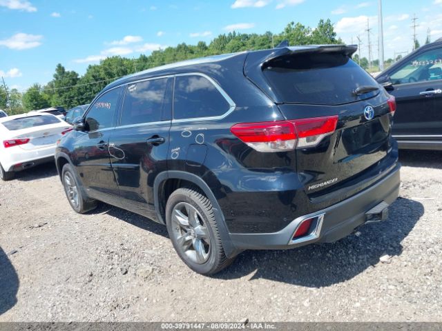 5TDDGRFH4JS049635 Toyota Highlander Hybrid Limited Platinum