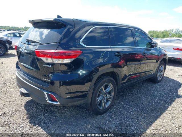 5TDDGRFH4JS049635 Toyota Highlander Hybrid Limited Platinum