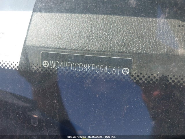 WD4PF0CD8KP094561 Mercedes-Benz Sprinter 2500 High Roof V6/standard Roof V6