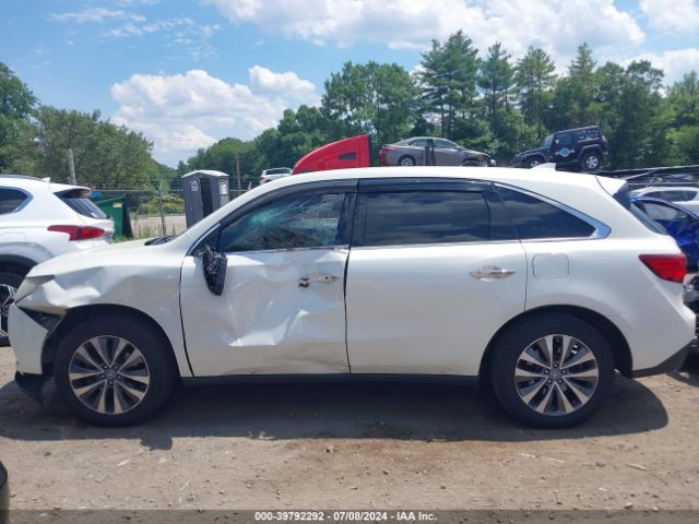 5FRYD4H66FB004778 Acura Mdx Technology Pkg W/entertainment Pkg