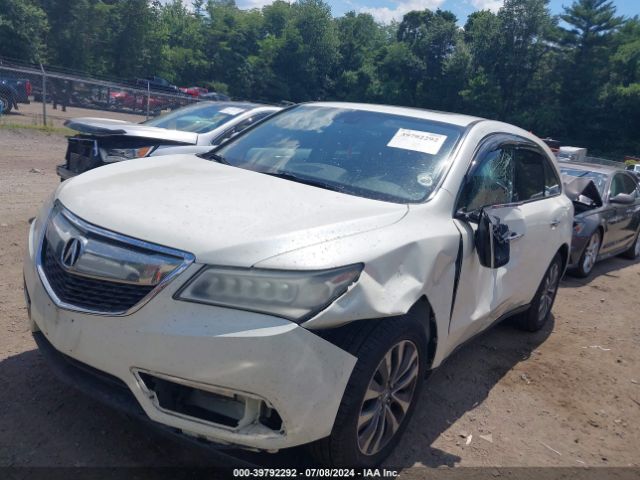 5FRYD4H66FB004778 Acura Mdx Technology Pkg W/entertainment Pkg