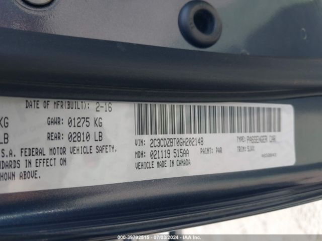 2C3CDZBT0GH202148 Dodge Challenger R/t Plus Shaker