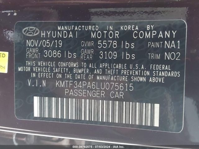 KMTF34PA6LU075615 Genesis G90 3.3t Premium Rwd