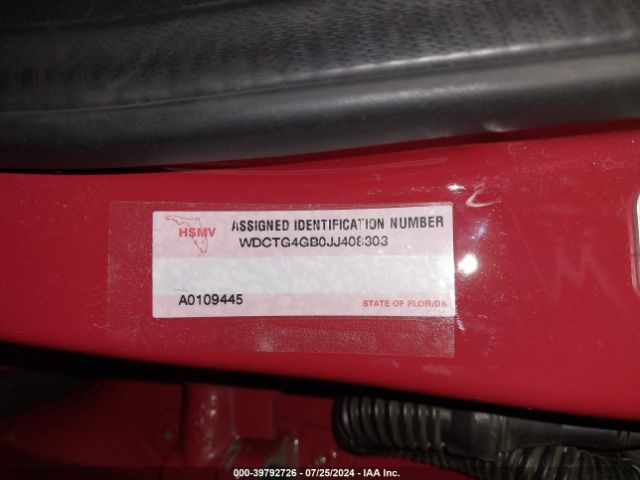 WDCTG4GB0JJ408303 Mercedes-Benz Gla 250 4matic