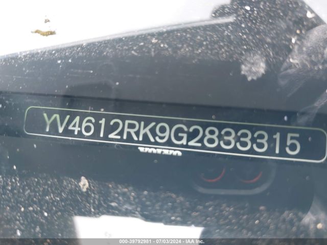 YV4612RK9G2833315 Volvo Xc60 T5 Premier