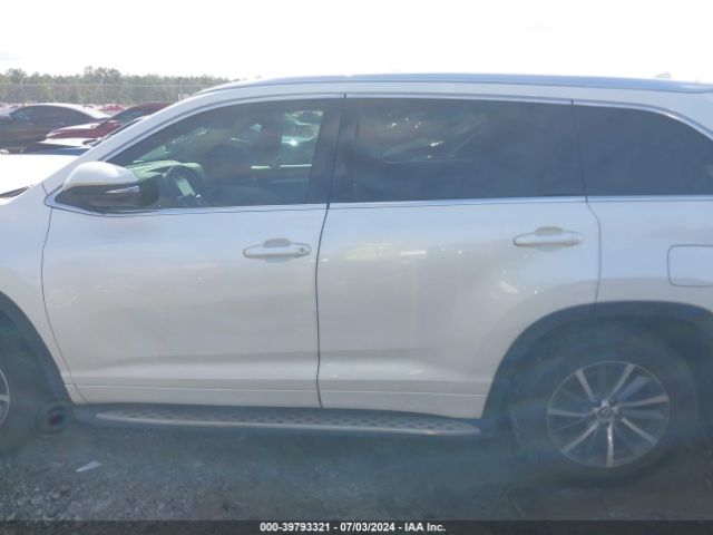 5TDKZRFH8JS537634 Toyota Highlander Xle