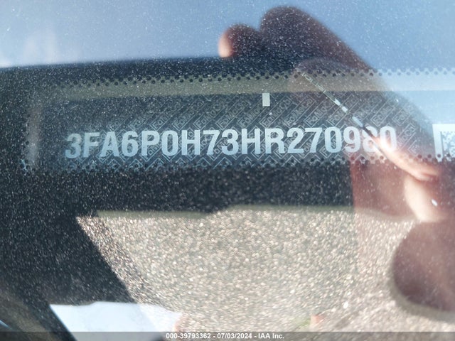 Ford FUSION SE 2017 3FA6P0H73HR270980 Image 9
